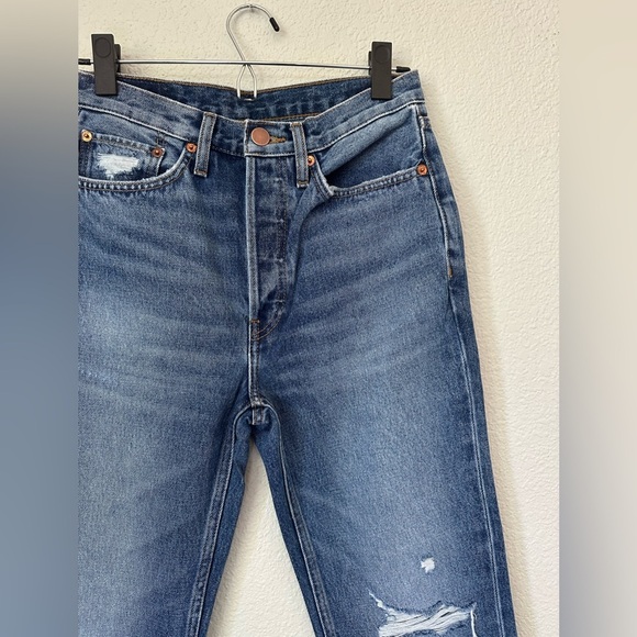 Re/done | 70s Stove Pipe Straight Jeans - Picture 2 of 10